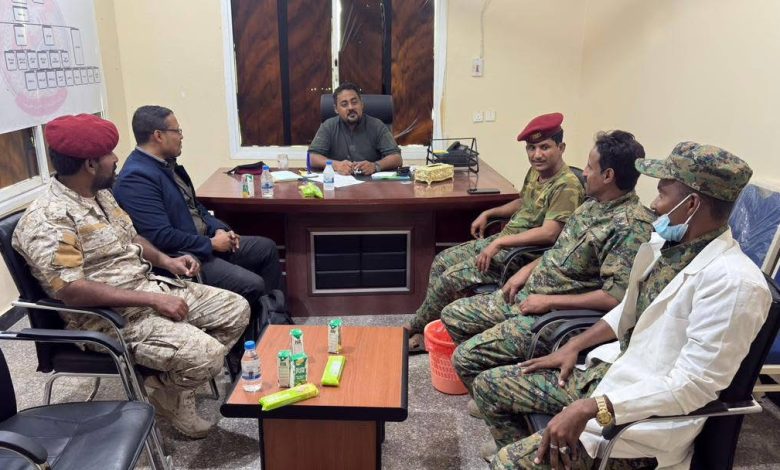 اخبار-حضرموت-|-شُعبة-الخدمات-الطبية-بالمنطقة-العسكرية-الثانية-تُجري-تفتيشاً-صحياً-لمعسكر-لواء-الحرس-الرئاسي-بالمكلا