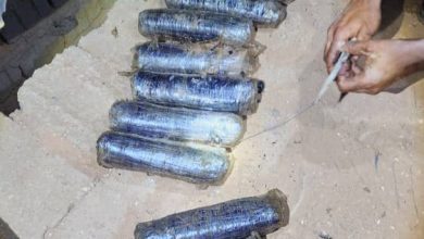 اخبار-حضرموت-|-#كتيبة-حماية-وأمن-منفذ-#الوديعة-تُحبط-تهريب-24-كيلوغراماً-من-الحشيش-المخدر-كانت-في-طريقها-إلى-السعودية