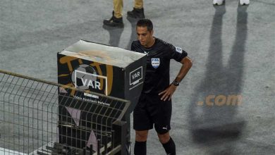 الثالثة لهما.. أمين عمر حكما لمباراة الأهلي ضد المصري