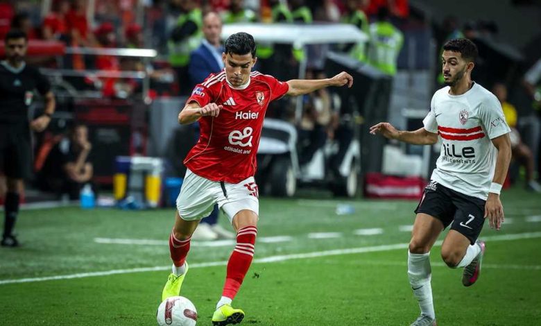 استراحة السوبر المصري - الأهلي (2)-(0) الزمالك.. الأحمر بطلا للكأس