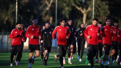 استعدادا لمواجهة الجيش الملكي.. الأهلي يختتم مرانه الأول في المغرب