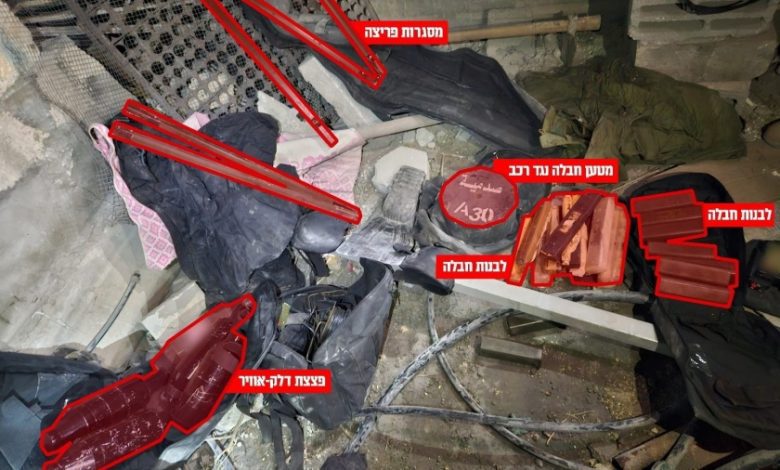 جيش الاحتلال يعلن ضبط مخبأ أسلحة لحماس في الشجاعية