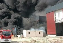 مشهد من حريق سابق في إيران