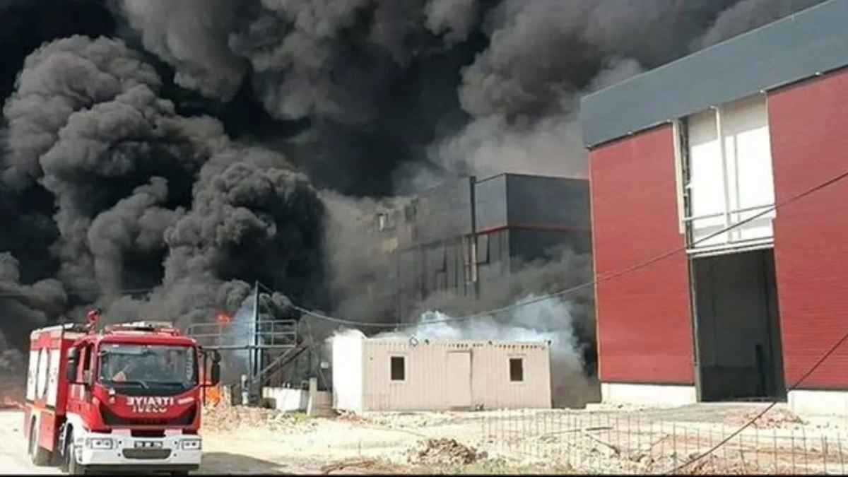 مشهد من حريق سابق في إيران