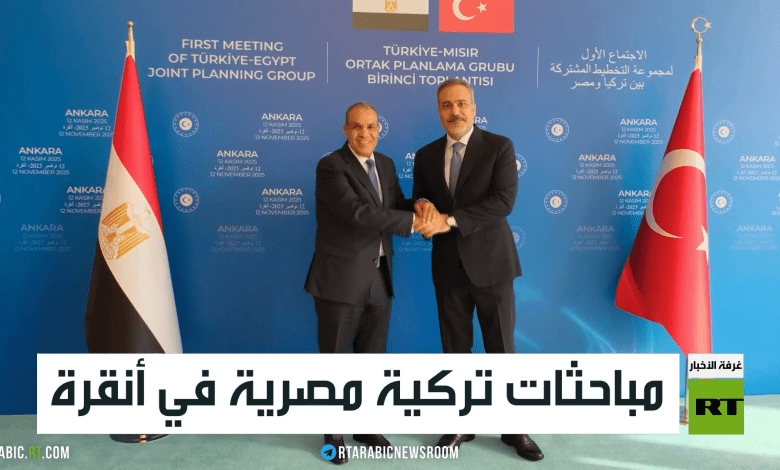 مباحثات تركية مصرية في أنقرة