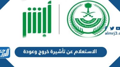 الاستعلام عن تأشيرة خروج وعودة