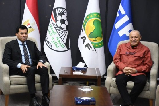 تفاصيل إجتماع وزير الرياضة مع هاني أبوريدة تطوير المنتخبات الوطنية