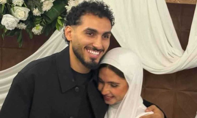 عقد قران أحمد حمدي على شهد مكرم