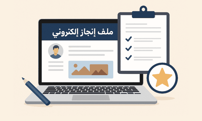 طريقة إنشاء ملف إنجاز إلكتروني بسهولة مذهلة ونتائج فورية