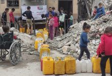 مؤسسة RVF تستأنف نشاطاتها بمدينة غزة وشمالها لتزويد السكان بالمياه الصالحة للشرب