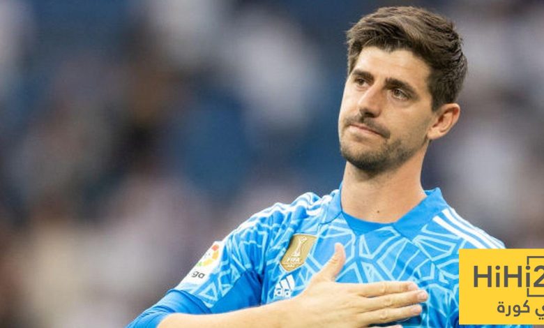 أرقام كورتوا مع ريال مدريد في دوري الأبطال الموسم الحالي