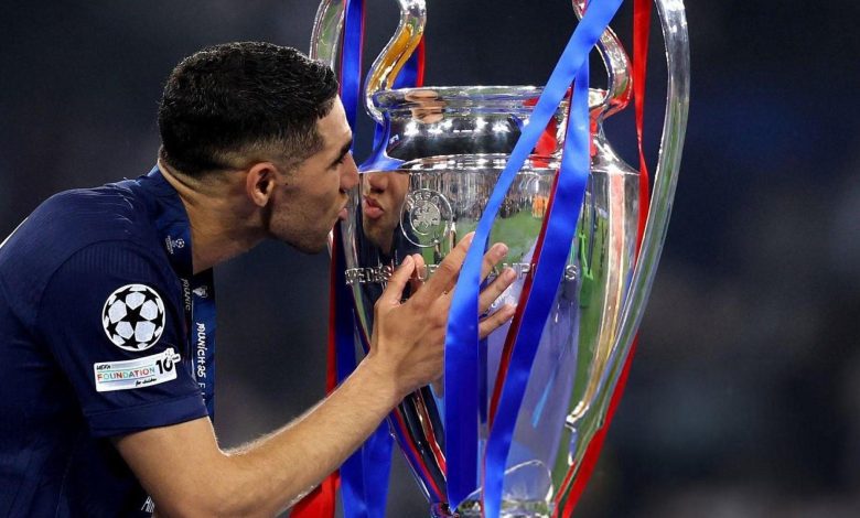 أشرف حكيمي: هدفنا الحفاظ على لقب دوري الأبطال