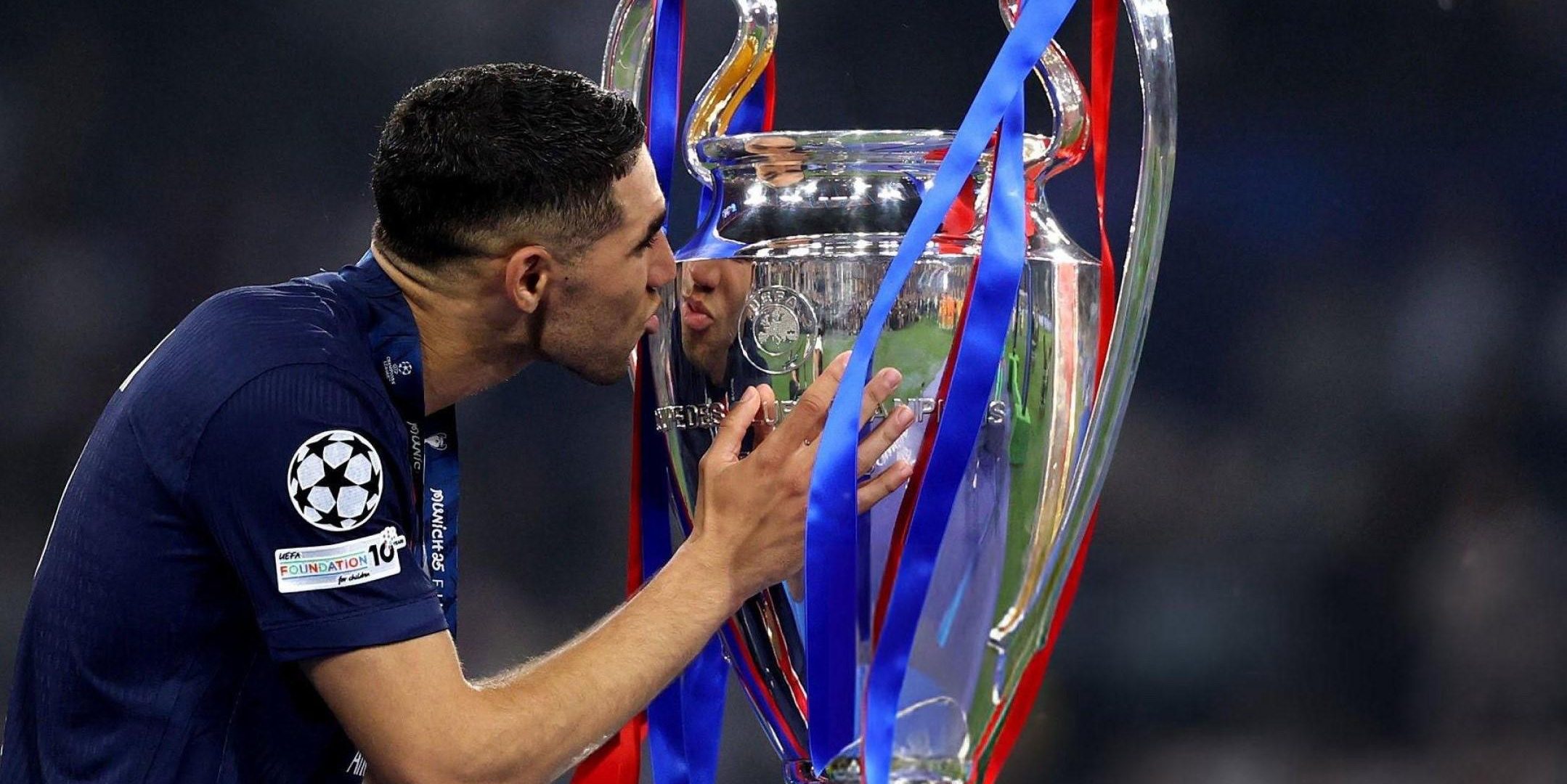 أشرف حكيمي: هدفنا الحفاظ على لقب دوري الأبطال