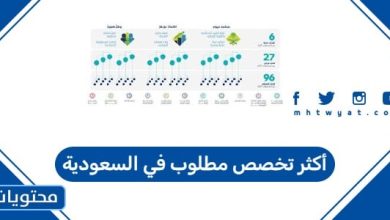 أكثر تخصص مطلوب في السعودية