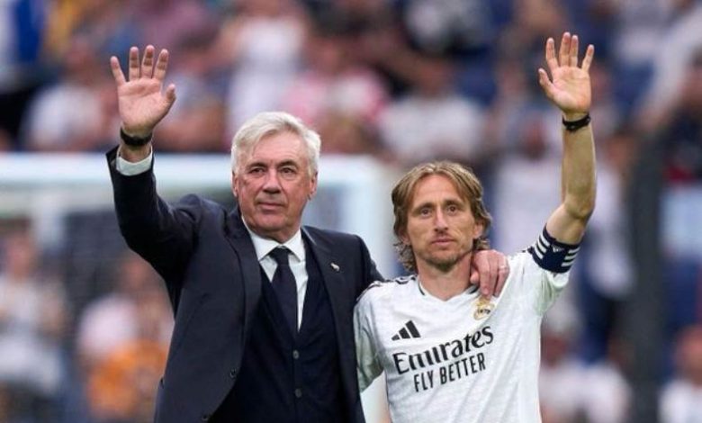 أنشيلوتي ولوكا مودريتش