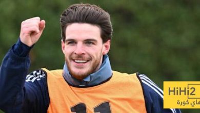 إحصائيات رايس في الدوري الإنجليزي