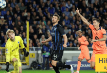 احصائيات مباراة برشلونة وكلوب بروج في دوري الابطال