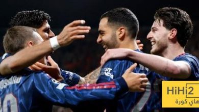 أرسنال يتصدر ترتيب دوري ابطال اوروبا مؤقتا بعد الفوز على سلافيا براغ
