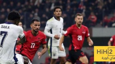 أرقام ساكا أمام ألبانيا