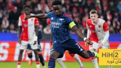 ساكا يدخل تاريخ أرسنال بهدفه في سلافيا براغ