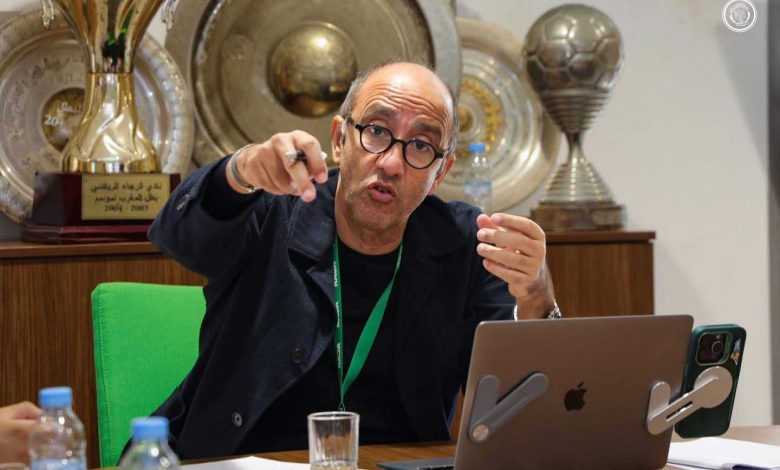 جواد الزيات يعقد اجتماعاً هاماً بخصوص الرجاء الرياضي