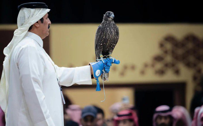 200 ألف ريال ثمن صقرين في الليلة الـ26 من "مزاد الصقور"