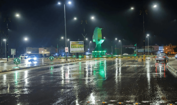 أمطار متوسطة إلى غزيرة على محافظات الجوف