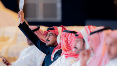 بيع شاهين شرورة بـ351 ألف ريال في الليلة الـ25 لمزاد الصقور