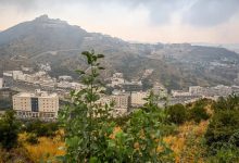 أمطار على منطقة الباحة