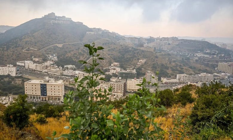 أمطار على منطقة الباحة