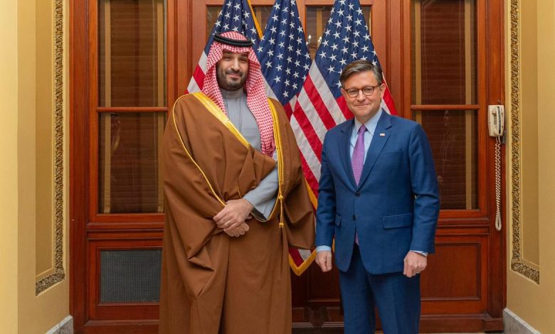 ولي العهد‬⁩ يعقد اجتماعات ثنائية وموسعة مع قيادات وأعضاء الكونجرس الأمريكي