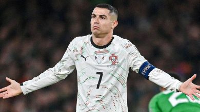 الكشف عن عقوبة كريستيانو رونالدو بعد طرده أمام أيرلندا