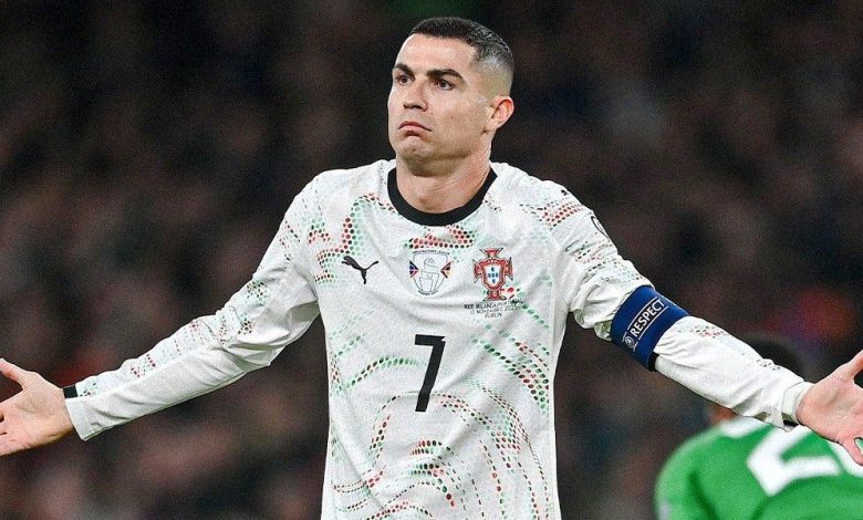 الكشف عن عقوبة كريستيانو رونالدو بعد طرده أمام أيرلندا