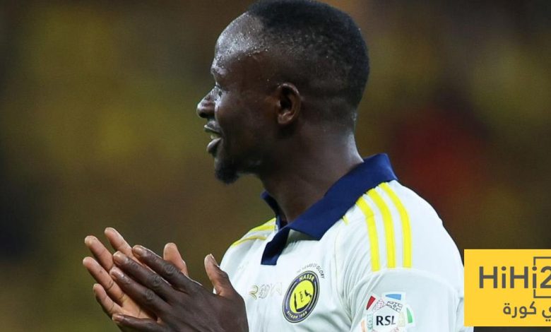 النصر يفقد ساديو ماني في 10 مباريات !