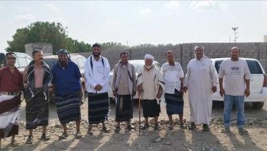 أمين عام المجلس المحلي ونائب محافظ محافظة لحج يتفقد سير العمل بطريق المدينة الخضراء