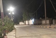 إنارة شارع الزراعة بمدينة زنجبار بتوجيهات من محافظ أبين