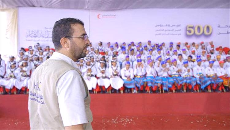 الحبيشي يكشف آلية اختيار 500 عريس وعروس في العرس الجماعي بالمخا