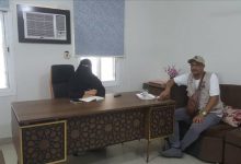 الحكيمي يناقش مع مؤسسة السمو لتنمية المرأة و الطفل كيفية مشاركة المؤسسة في قضايا المناصرة بالمكلا