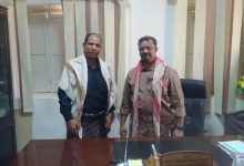 الشبيبي يقوم بزيارة لمكتب مامور عام مديرية سيحوت الشيخ علي بن محمد علي