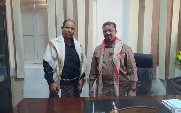 الشبيبي يقوم بزيارة لمكتب مامور عام مديرية سيحوت الشيخ علي بن محمد علي