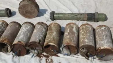 العثور على مخزن ألغام ومتفجرات وصواريخ في الحديدة
