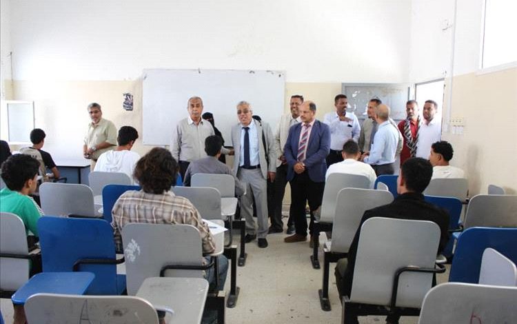 الوكيل باسليم يتفقد سير العملية الأكاديمية بجامعة أبين ويشيد بمستوى التجهيزات