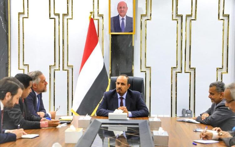 بن ماضي يبحث مع وفد الاتحاد الأوروبي تعزيز التعاون والاستقرار ودعم جهود السلام والاقتصاد المحلي