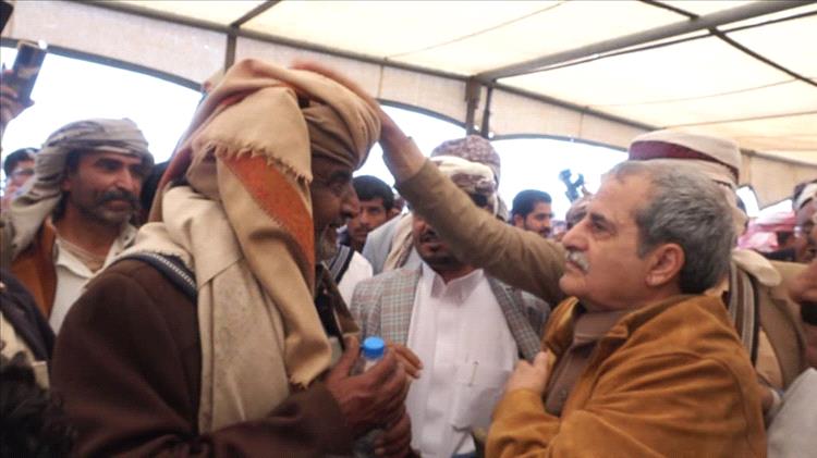 حضور قبلي كبير في تنصيب العاقل مبارك الراجحي النسي الهلالي عاقلاً لقبيلة النسيين بشبوة