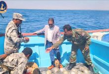 خفر السواحل يضبط قارب تهريب محملاً بالمخدرات قبالة سواحل أبين