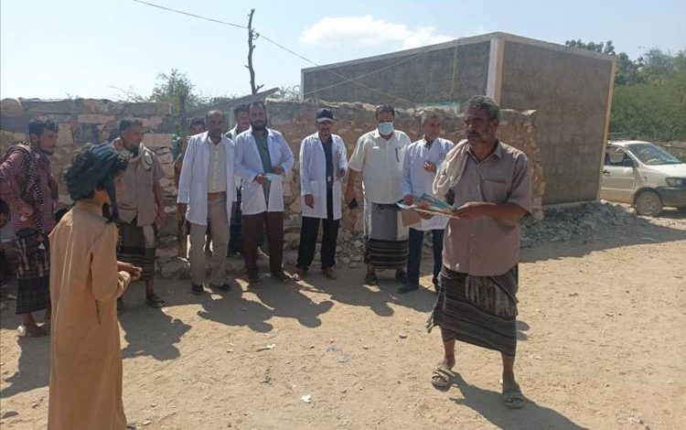 فريق الاستجابة الصحية بلودر ينفذ نزولًا ميدانيًا إلى منطقة جحين بعد وفاة طفل بمرض الحصبة