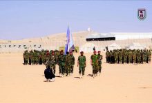 قوات دفاع شبوة تحتفل بتخريج اللواء الثامن واستعراض جاهزيته القتالية