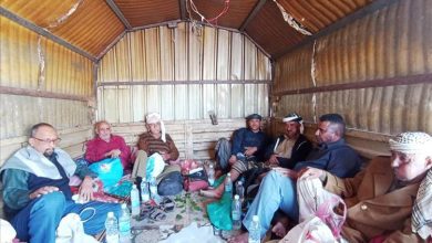 قيادات حراكية وأمنية وصحفيين يلتقون بالقائد صلاح الشنفرة