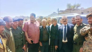 لجنة من وزارة الداخلية تطّلع على الأوضاع الأمنية بمحافظة الضالع