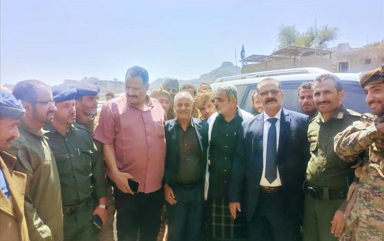 لجنة من وزارة الداخلية تطّلع على الأوضاع الأمنية بمحافظة الضالع